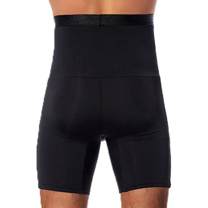 Men's Slimming Waist Trainer - High Waist Compression Body Shaper Underwear for Abdomen and Belly Control Shorts