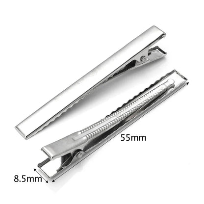 20-50PCS Metal Alligator Hair Clips – Single Prong Duckbill Curl Clips with Teeth for DIY Hair Styling Accessories