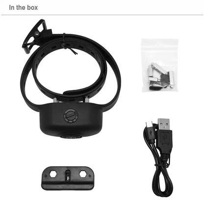 Waterproof Rechargeable Small Dog Training Collar Humane No-Shock Anti-Bark Control Adjustable Pet Behavior Training Device