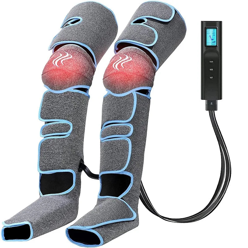 Foot Air Pressure Leg Massager — 360° Circulation & Muscle Relaxation Device for Lymphatic Drainage