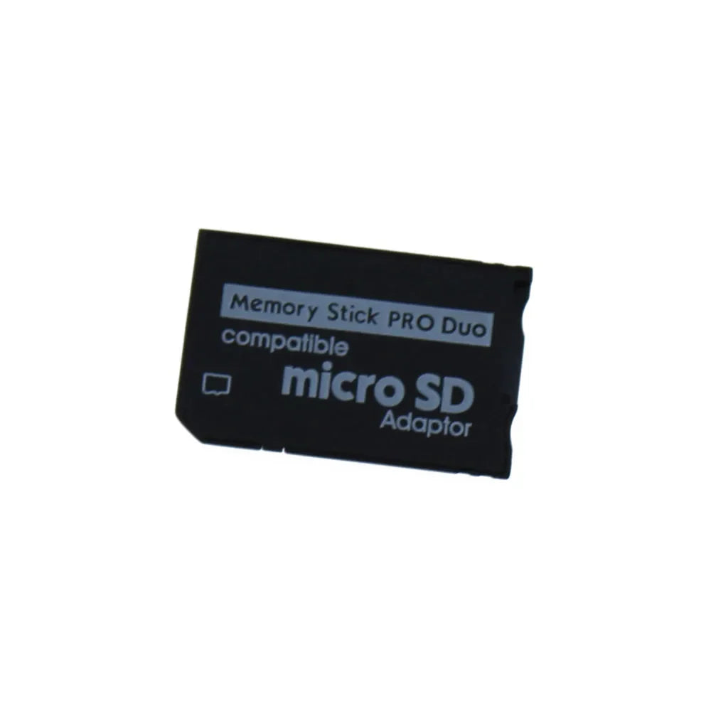 JCD Single & Dual Slot Card Reader – Micro SD/SDHC/TF to MS Memory Stick Pro Duo Adapter for PSP
