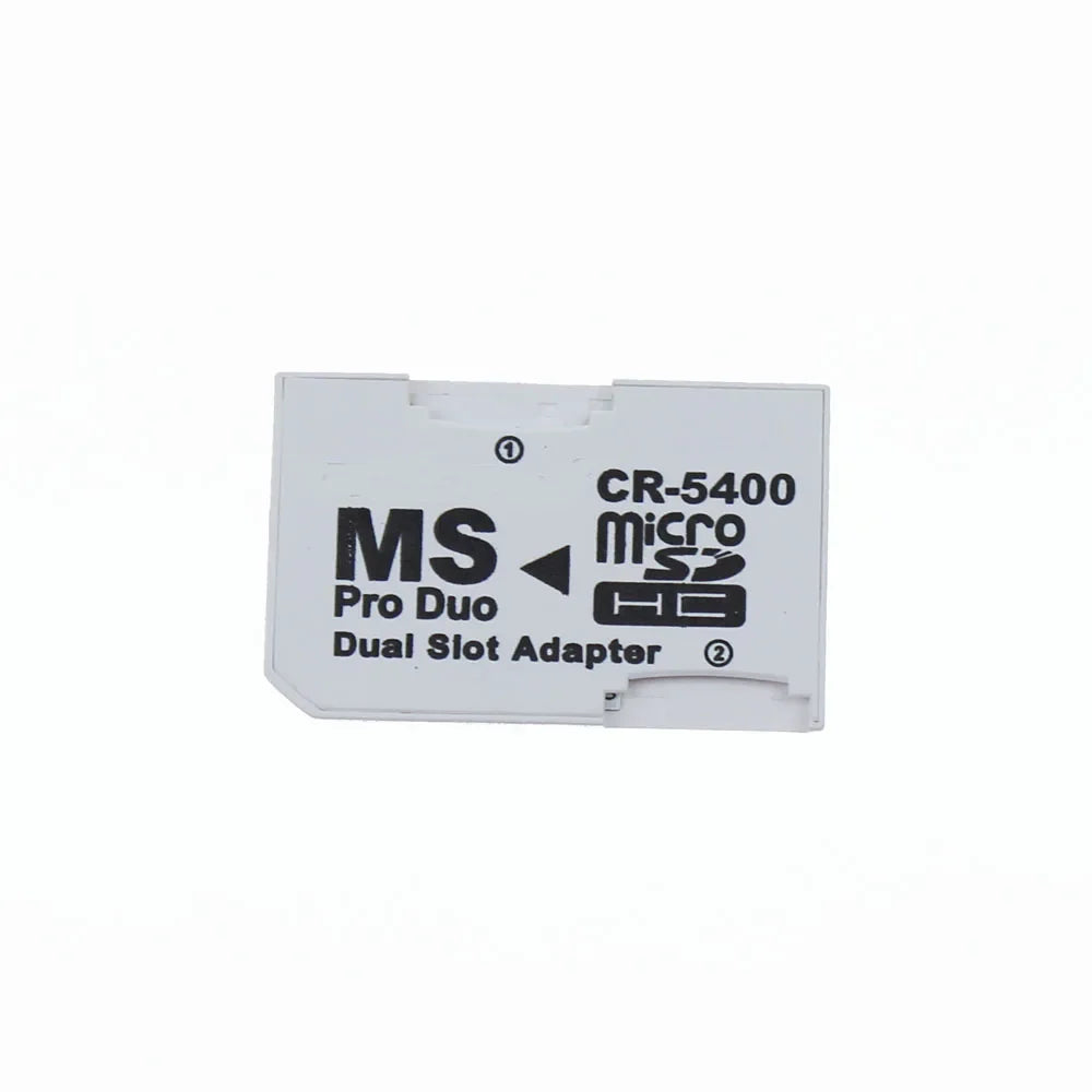 JCD Single & Dual Slot Card Reader – Micro SD/SDHC/TF to MS Memory Stick Pro Duo Adapter for PSP