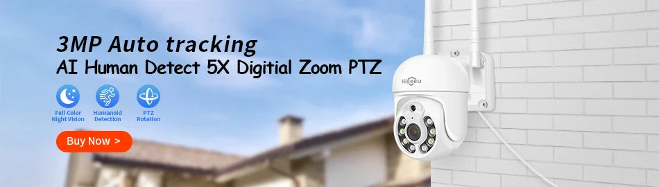 Hiseeu 10CH 5MP WiFi Security Camera System — H.265 NVR with Color Night Vision, Human Motion Detection & 2-Way Audio Outdoor Cameras