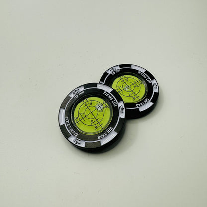 High Precision Aluminum Alloy Golf Green Reader with Hat Clip Ball Marker – Putting Slope Reading Tool and Green Reading Aid for Men and Women Golf Accessories
