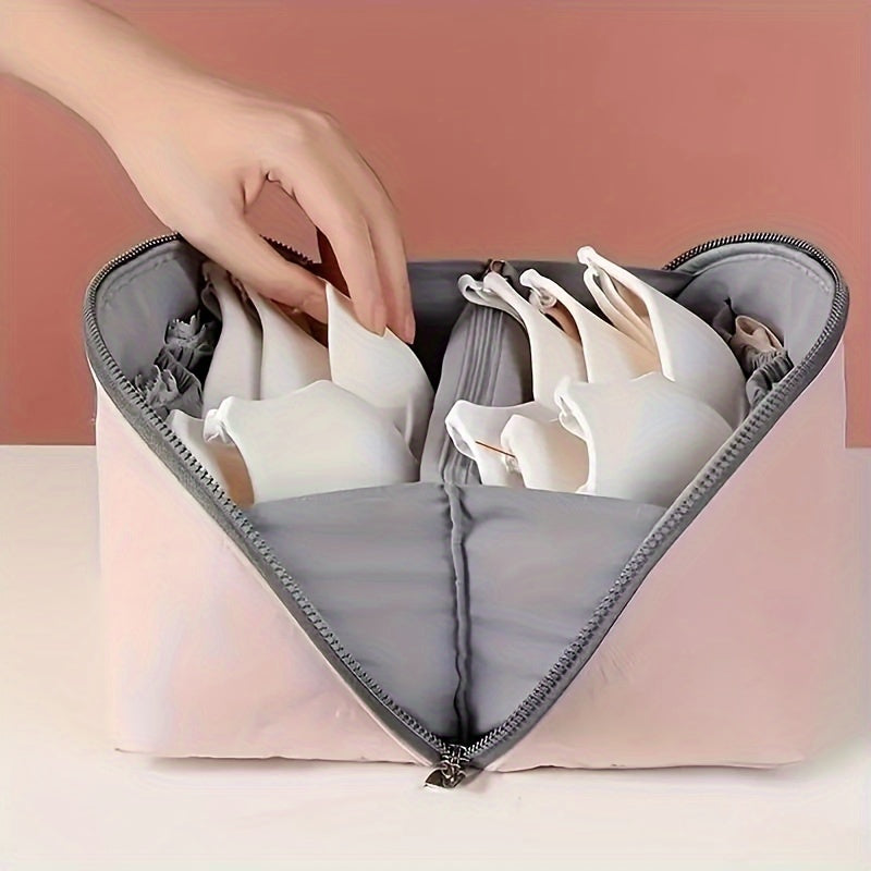 Essential Travel Companion Bag - Spacious, Lightweight, Dustproof Underwear Organizer with Zipper Closure - Ideal for Minimalist Adventurers