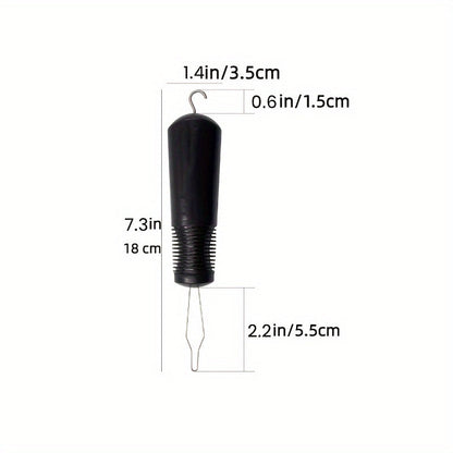 Button Hook Dressing Aid – Non-Slip Ribbed Handle for Seniors & Arthritis Patients, Ideal for Shirts, Dresses & Collars