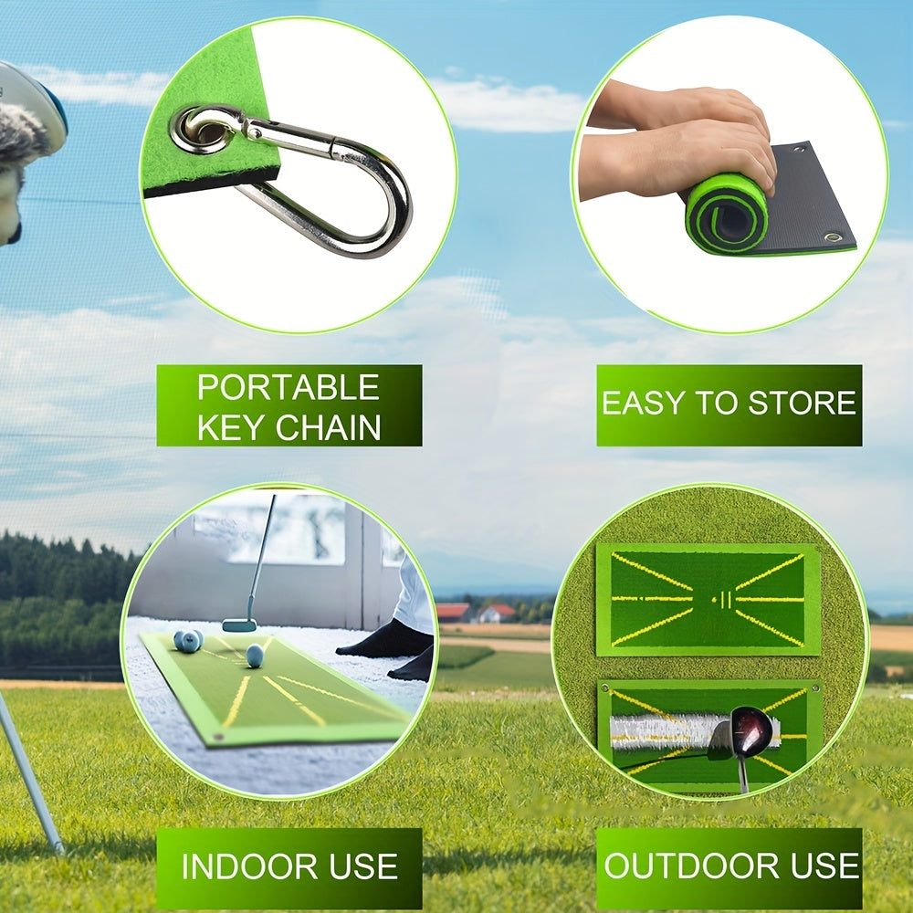 Swing Detection Golf Training Mat - Practice Mat for Improved Swing Accuracy and Technique
