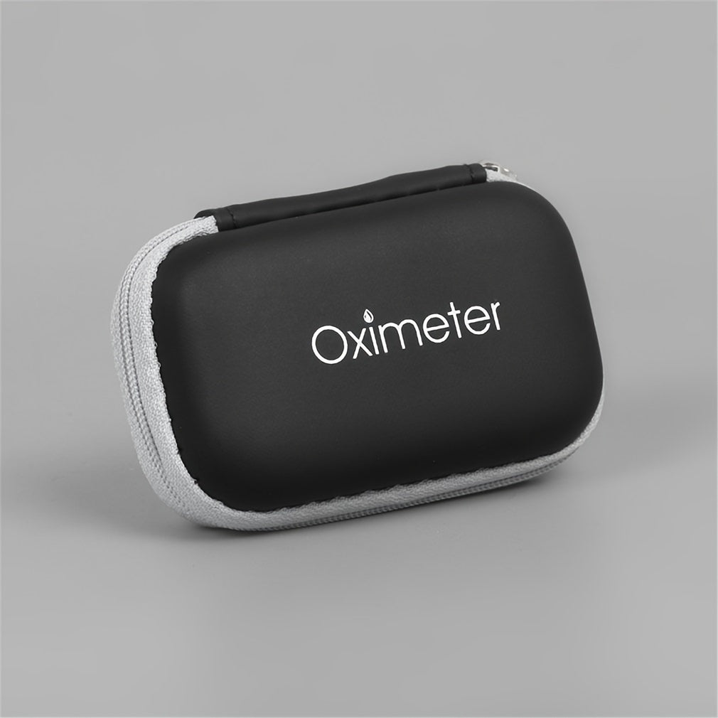 Durable Fingertip Pulse Oximeter Case with Zipper - Portable Protective Carrying Bag for Blood Oxygen Monitor - Ideal for Travel and Daily Use