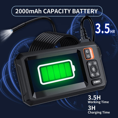 Borescope Camera with Light – IP67 Waterproof 1080P HD Endoscope, 50ft Snake Camera, 4.3” Inspection Camera – Ideal Gadget for Men