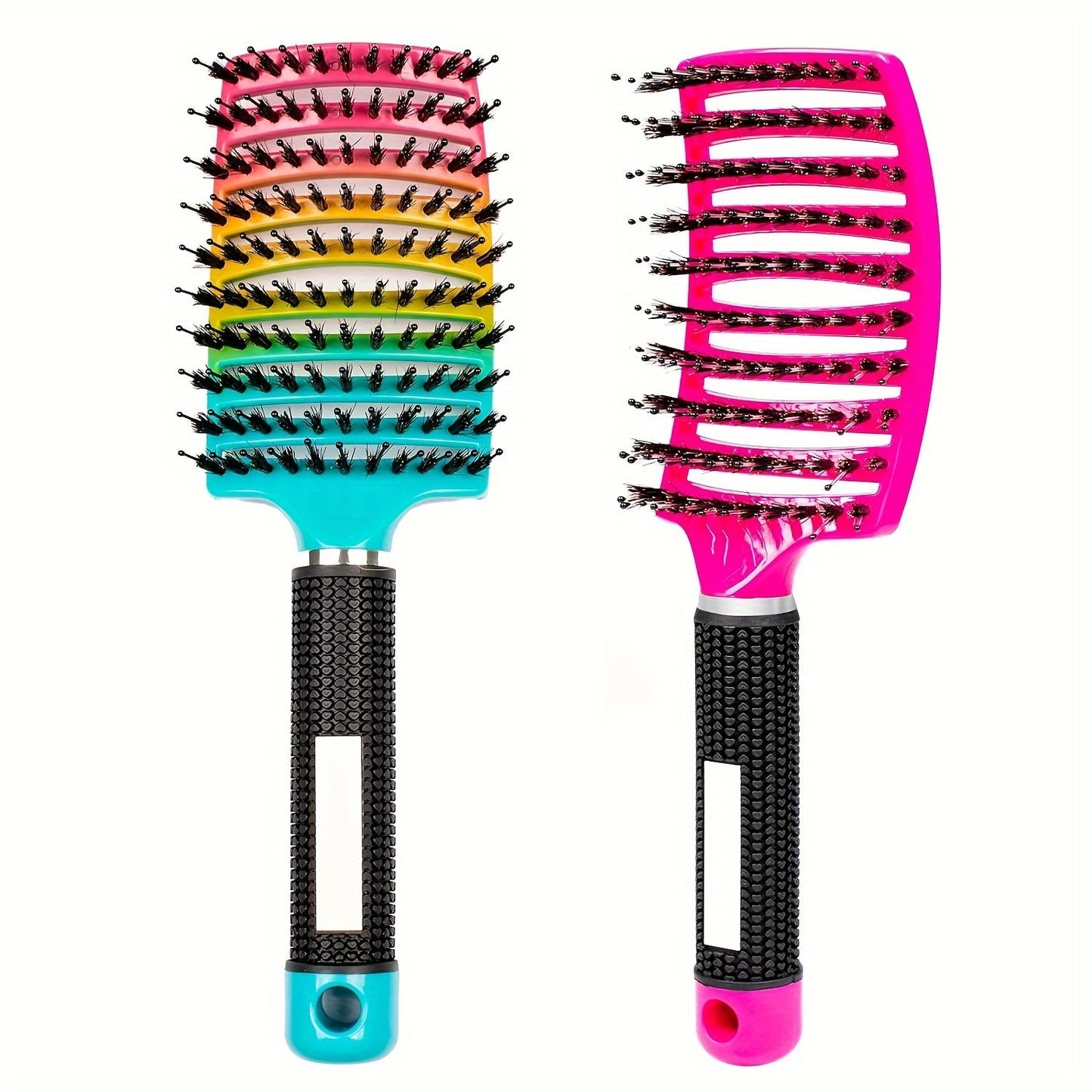 Detangling Hair Brush – Large Curved Styling Brush for All Hair Types