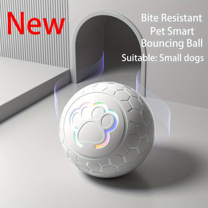 Smart Bounce Dog Toy Ball - Automatic, Interactive, Durable, Bite-Resistant, Electric Pet Toy for Indoor and Outdoor Play - Fun and Engaging for Dogs
