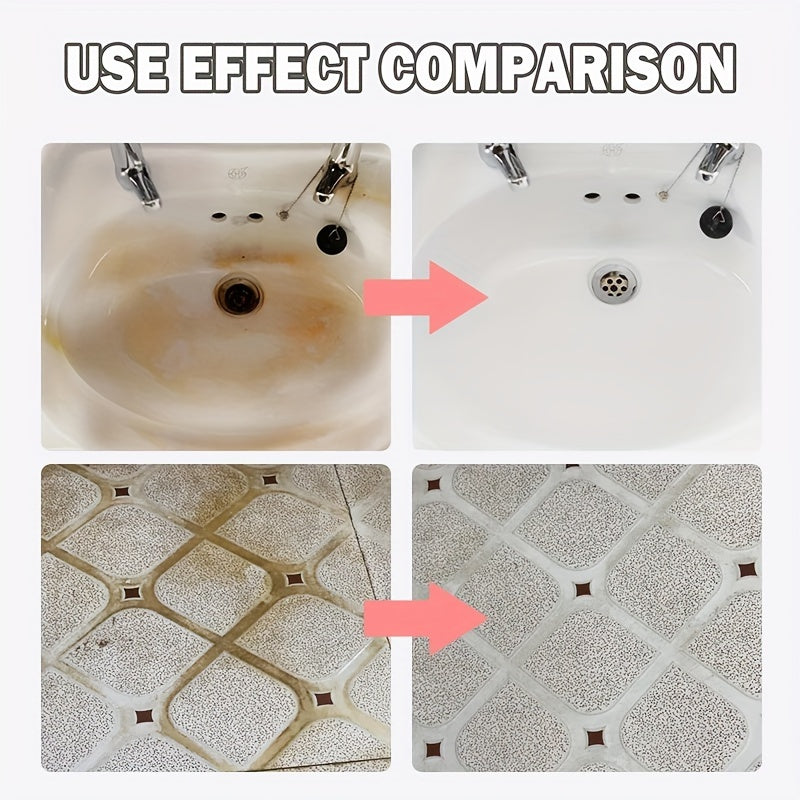 Powerful Bathroom Glass Cleaner - Removes Hard Water Stains, Soap Scum, and Lime from Shower Doors, Mirrors, Tiles, and Faucets