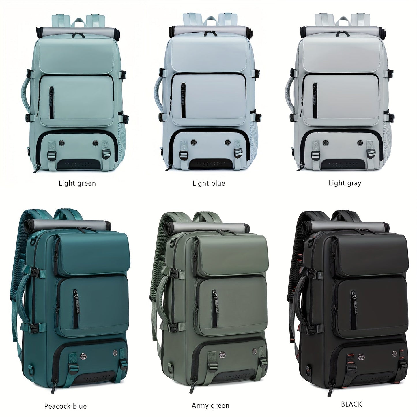 Multi-Functional Large Capacity Backpack – For Men & Women, Hiking and Camping – Outdoor Knapsack with Shoes Compartment and USB Charging Port – Ideal for Business, Laptop, College – Perfect Gifts