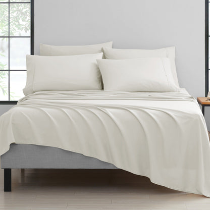 Bamboo 2000 Thread Count 6-Piece Luxury Sheet Set - Organic, Cooling, 16 Inch Deep Pocket, Egyptian Luxury with Bonus Pillowcases - Shrink and Fade Resistant