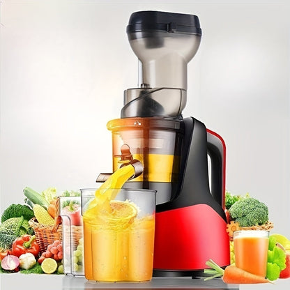 Multi-Texture Slow Juicer - Cold Press Masticating Technology for High-Yield Efficiency - Perfect for Healthy Homemade Juices