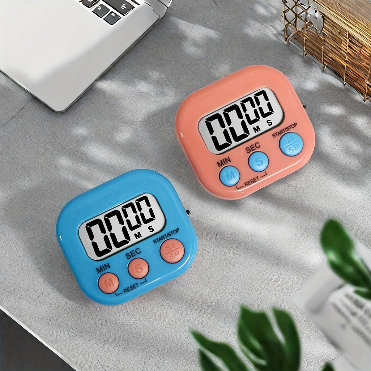 Digital Kitchen Timer - Countdown Timer with Loud Alarm and Stand - Ideal for Cooking, Teaching, and Home Use