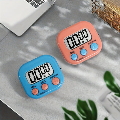 Digital Kitchen Timer - Countdown Timer with Loud Alarm and Stand - Ideal for Cooking, Teaching, and Home Use