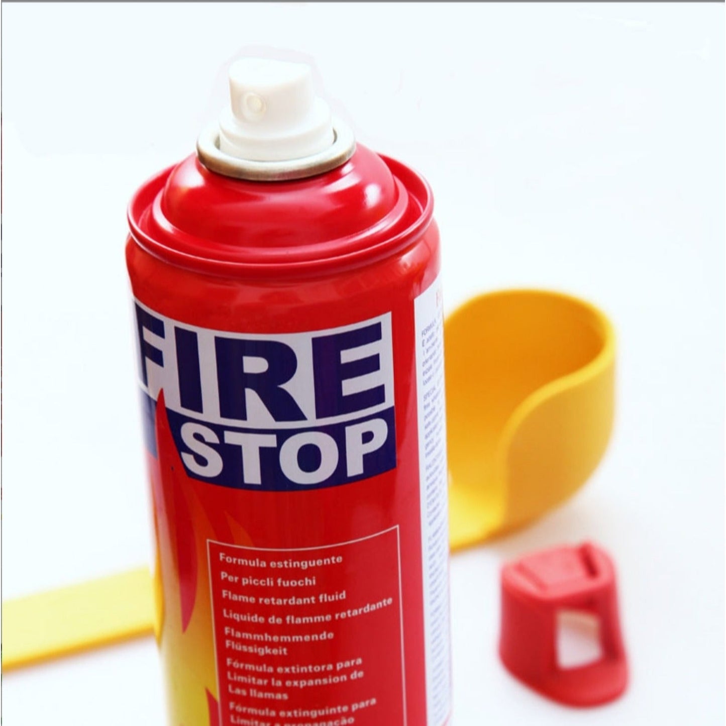 Fire Extinguisher Spray Multi-Pack with Brackets - Portable for Home, Kitchen, Grill, Car - 2, 4, 6-Pack Options - Multi-Class A, B, C, K - Compact 8 in 1 Design
