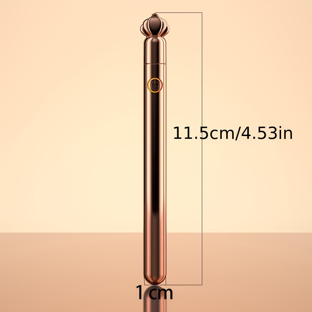 Portable Electric Massage Stick – Facial Beauty Massager with 10 Modes, USB Charging, Handheld for Body, Back, Neck, Legs, Waist, Mini Pen Size Massager