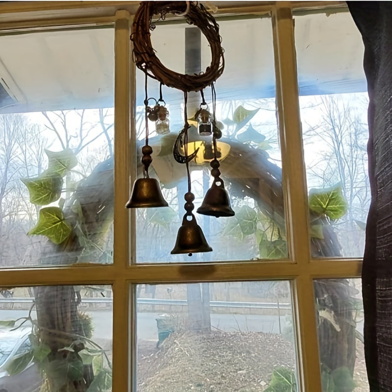 Magical Witch Bell Wind Chime - Enchanting Home Decor Addition with a Touch of Magic