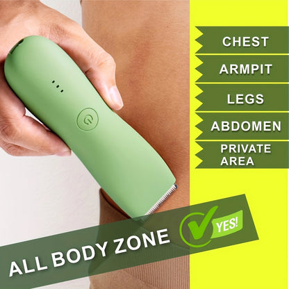 Ultimate Body Groomer Trimmer - Electric Ball Shaver for Men and Women, Pubic and Bikini Clipper, Waterproof and Cordless Design - Ideal for Groin and Body Manscaping, Travel-Friendly