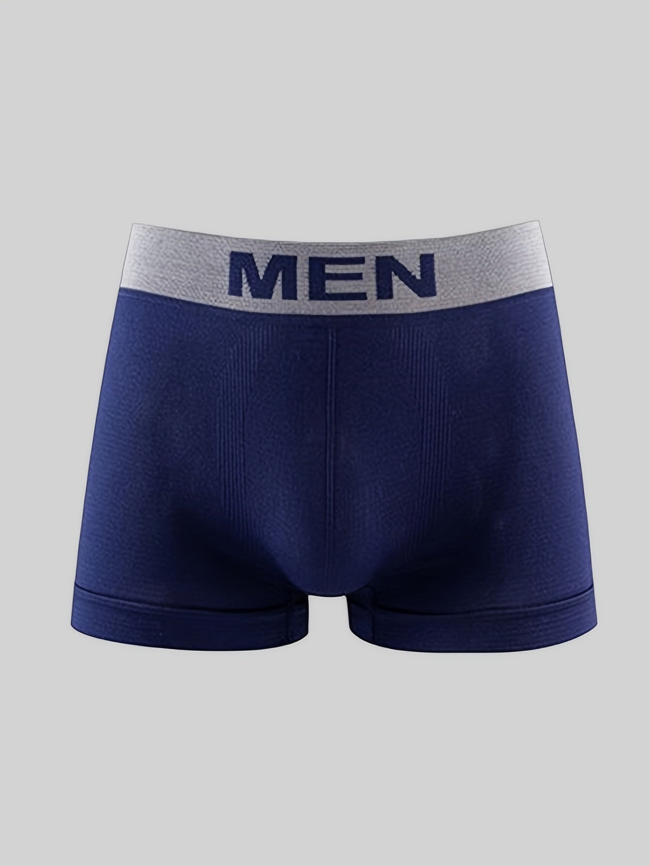 10pcs Men's Boxer Briefs - Breathable Comfy Boxer Trunks with MEN Letter Waistband, Elastic Sports Shorts, Casual Daily Underwear
