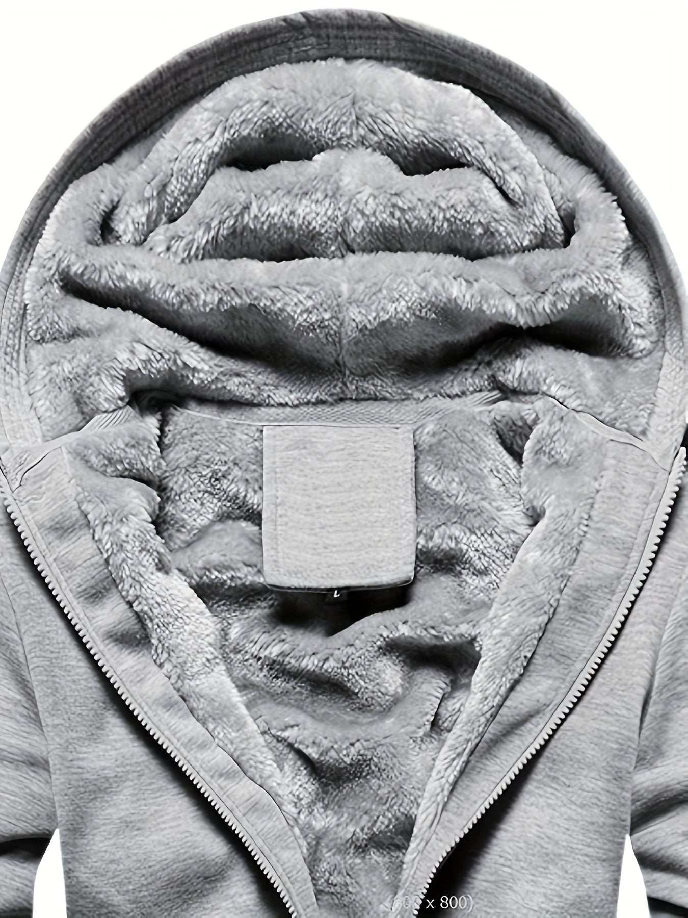 Winter Warm Fleece Zipper Hooded Jacket – Color Block Casual Hoodie – Women's Clothing
