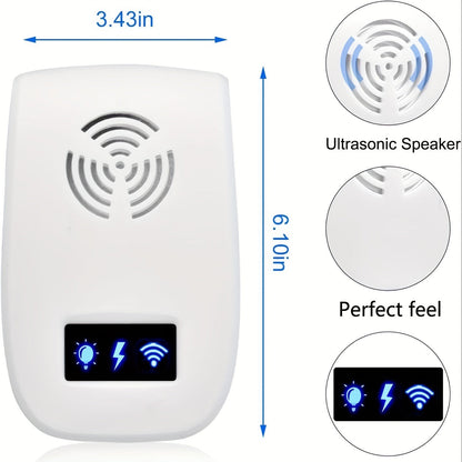 Ultrasonic Pest Repeller – Electronic Mice and Bug Repellent, 6 Pack Indoor Plug-In for Roaches, Spiders, Ants, Flies