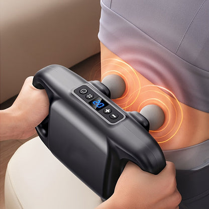 4 Head Handheld Deep Tissue Massager – Professional Equipment for Full Body Relaxation, Foot, Leg, Waist, Back, Neck and More