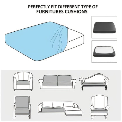 Stretchable Universal Sofa Cushion Cover - Durable and Easy to Clean