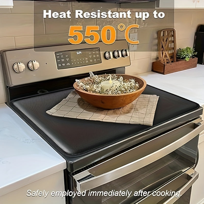 3-4 Burner Gas Stove Top Cover - Fireproof, Waterproof, Foldable Protector for RV and Camping - Easy to Clean Decorative Stove Guard