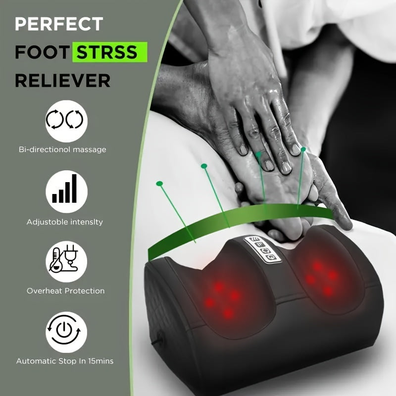Foot Massager for Circulation and Relaxation – Heated Foot Massager Machine, Ideal for Father’s Day and Mother’s Day Gifts