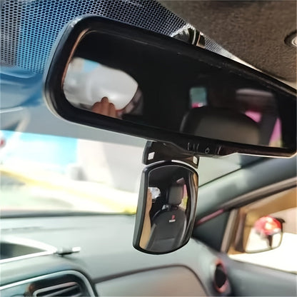 Car Interior Rearview Mirror – Safety Rear Seat Observation and Auxiliary Mirror – Essential Car Accessory