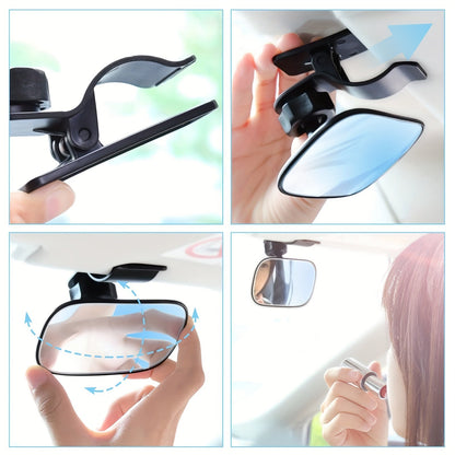 Car Mirror – Automotive Interior Wide Angle Convex Rearview Mirror, Adjustable Backseat Rear View Accessory