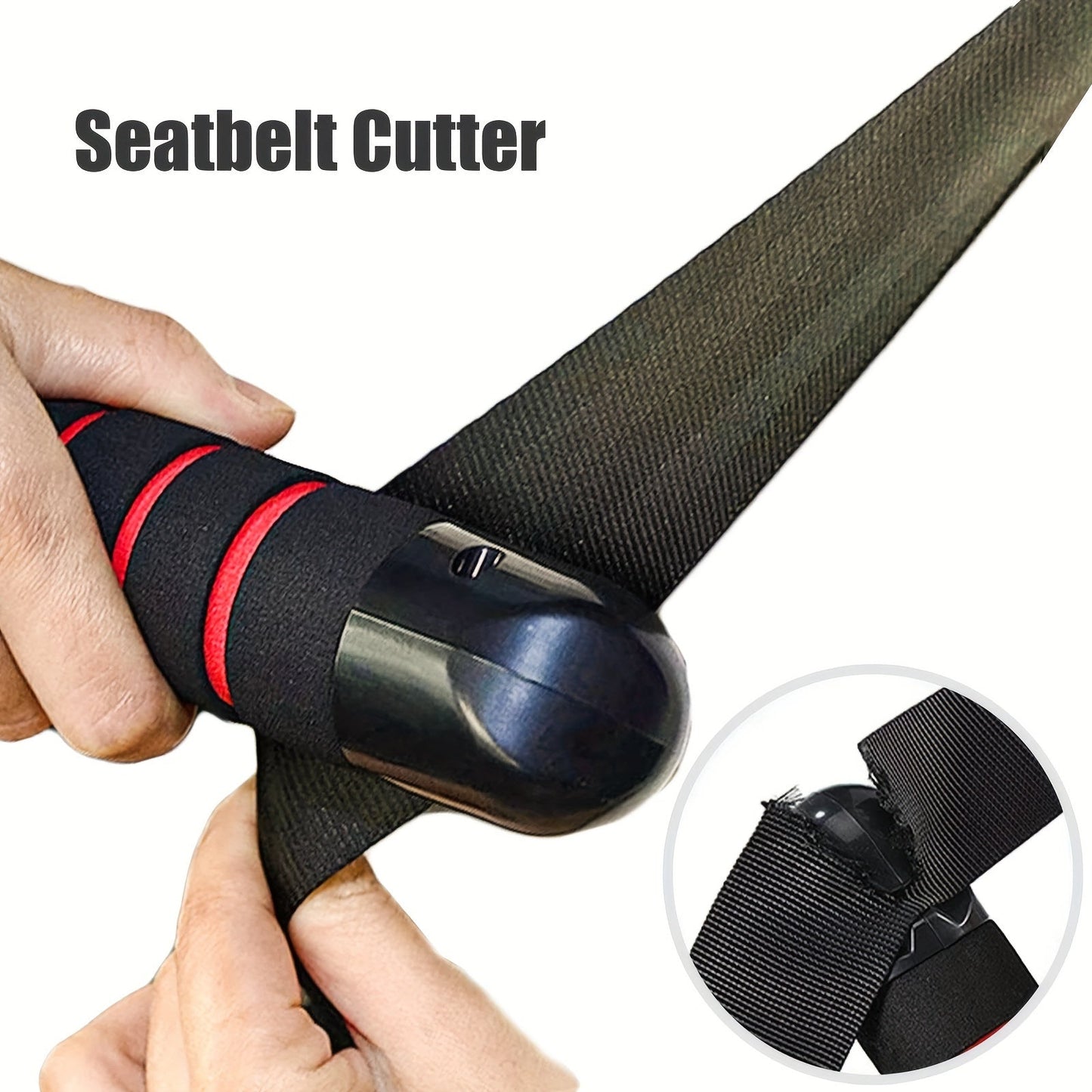 Multifunctional Car Safety Hammer with Adjustable Armrest Strap – Essential Safety Aid for Vehicles