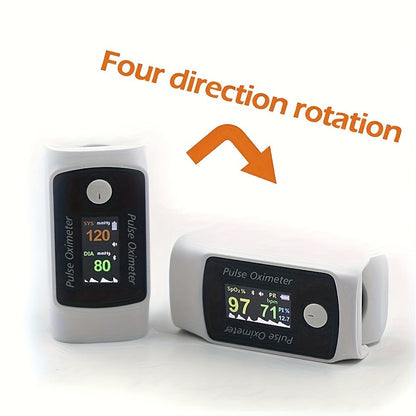 Levassior 2-in-1 Pulse Oximeter and Blood Pressure Monitor – Wireless Digital Finger-Tip Health Device for Sports Use, Battery Powered (≤36V), Plastic, Pack of 1