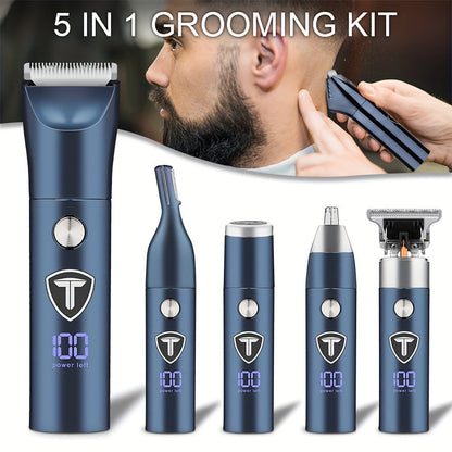 Ultimate Grooming Master - Multifunctional Electric Shaver, Body and Groin Trimmer, Replaceable Clipper for Men - Perfect Father's Day Gift for Dad, Husband, Boyfriend