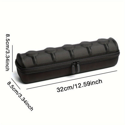5 Slot Watch Travel Case - Hardshell Storage Organizer Box for Men and Women's Watches with Soft Foam Pillow and Handle