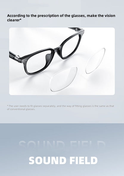 Xiaomi Mijia Smart Audio Glasses Lite Joyful Edition — Bluetooth 5.2 Headset with Noise Reduction, Ultra-Long Standby & Detachable Design