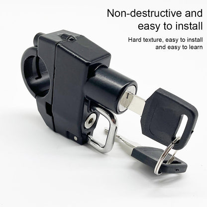 Rustproof Helmet Lock – Compact Anti-Theft Locker Device for Motorcycles, Durable & Easy to Use