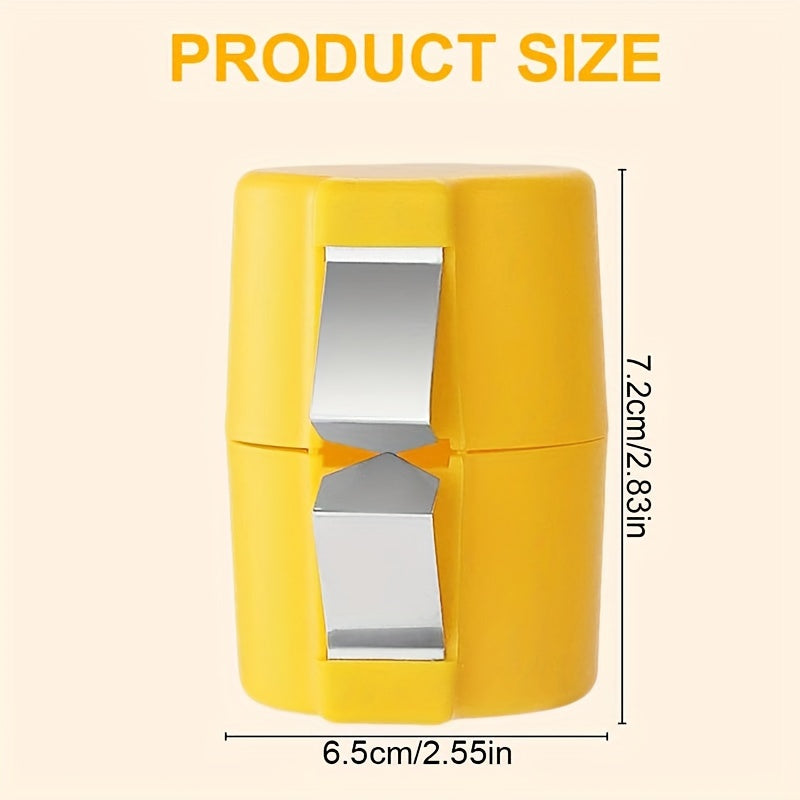 6 Piece Manual Egg Cracker and Peeler Set - Battery-Free, Ideal for Raw and Hard Boiled Eggs