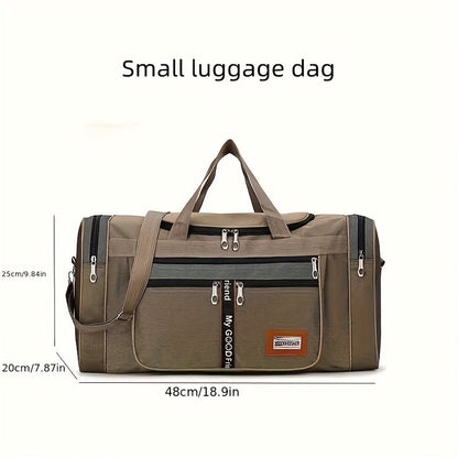 Multifunctional Luggage Bag - Large-Capacity Foldable Travel Bag for Men, Portable Clothing Storage, Ideal for Business Trips
