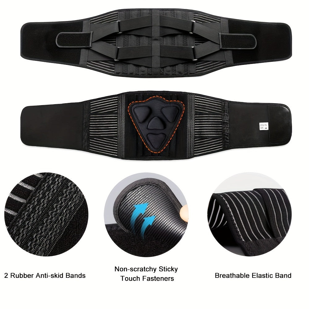 Back Brace for Lower Back - Lumbar Support for Heavy Lifting, Breathable Waist Support for Sciatica and Herniated Disc, Men and Women