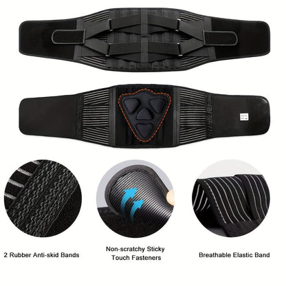 Back Brace for Lower Back - Lumbar Support for Heavy Lifting, Breathable Waist Support for Sciatica and Herniated Disc, Men and Women