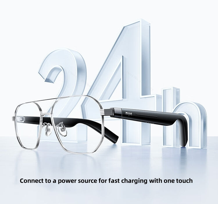 Xiaomi Mijia Smart Audio Glasses Lite Joyful Edition — Bluetooth 5.2 Headset with Noise Reduction, Ultra-Long Standby & Detachable Design