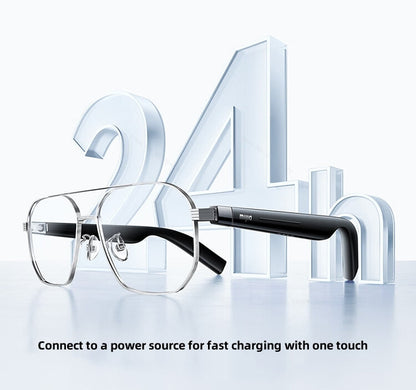 Xiaomi Mijia Smart Audio Glasses Lite Joyful Edition — Bluetooth 5.2 Headset with Noise Reduction, Ultra-Long Standby & Detachable Design