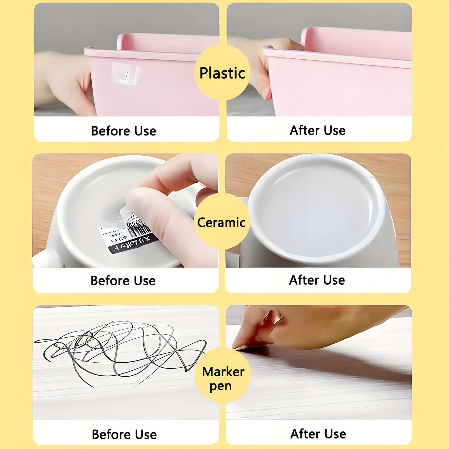 36pcs Disposable Adhesive Removal Wipes - Portable, No-Residue Cleaning for Kitchens, Bathrooms, Living Rooms and Cars