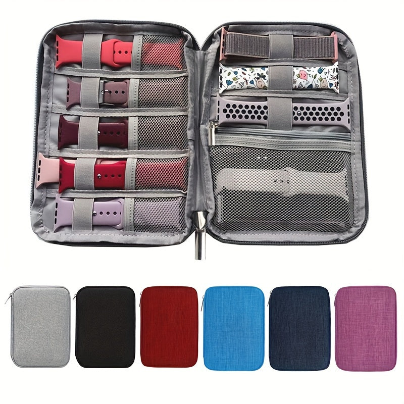 Compact Multi-Pocket Cable Organizer Bag - Store and Protect Chargers, Cables, and Accessories - Ideal for Travel, Work, and Daily Use