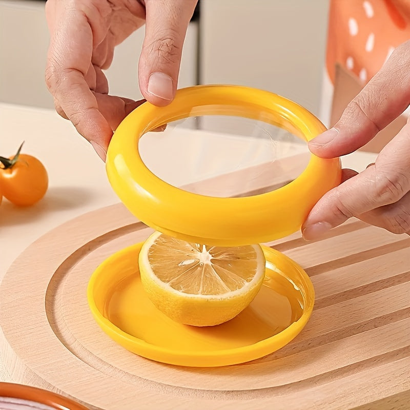 Set of 4 Silicone Vegetable Crispers - Reusable Food Storage Box for Refrigerator and Freezer, Anti-Oxidation Sealer