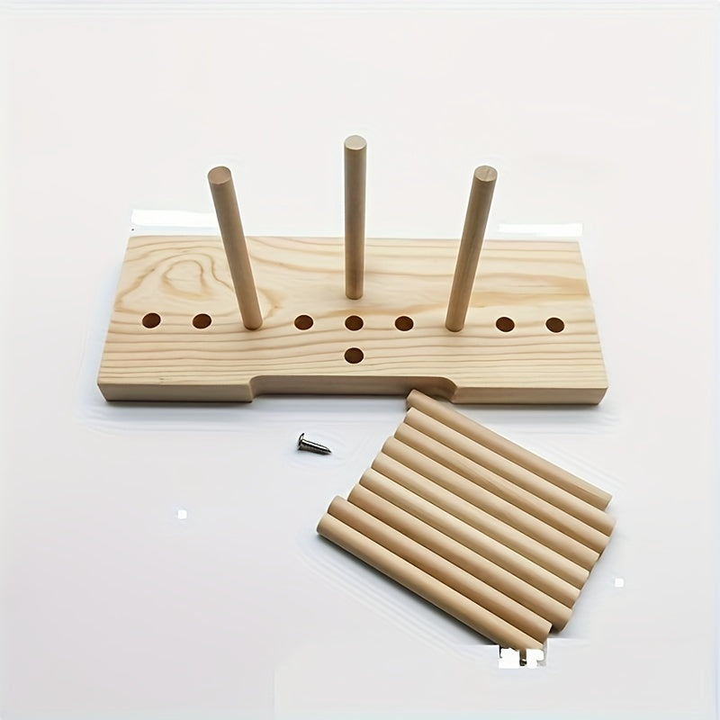 Wooden Bow Making Tool – Festival Wreath Maker for Crafting Decorative Bows